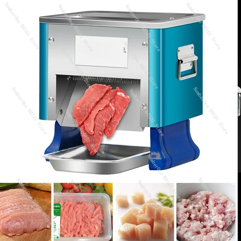 Household Meat Slicer Commercial Stainless Steel Electric Slicer Automatic Vegetable Shredded Meat Slicer