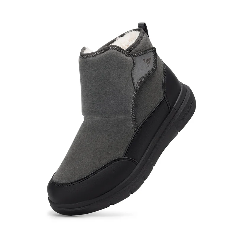 Men's Wide Toe Box Winter Diabetic boots Plush‑Lined Warm Insulated Cold‑Weather winter shoes Thermal Footwear for Swollen Feet
