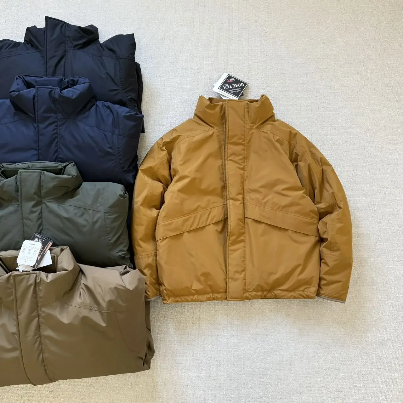 

NANAMICA TEX Mountain Retro Short Stand-Up Collar Tooling Down Jacket 354