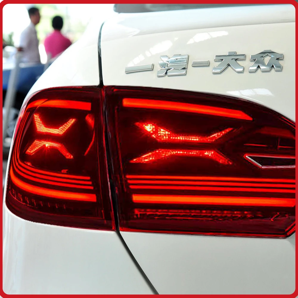 Car Taillights Assembly For VW Jetta Sagitar Vento 2012-2014 LED Auto Back Lamps Upgrade 2022 style High Quality Plug and Play