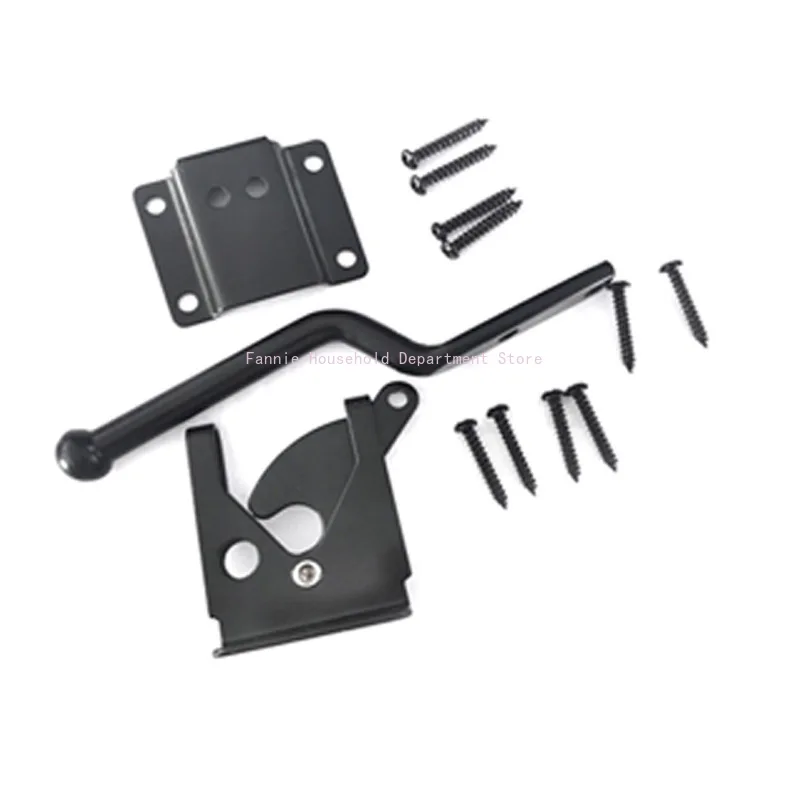 Heavy Duty Carbon Steel Gate Bolt Lock – Multi-Functional Auto Latch for Garden, Farm, and Pasture Fencing