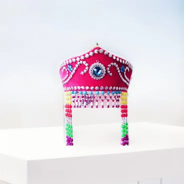 Mongolian dance performance headwear, ethnic minority costume accessories, Inner Mongolia Tibetan dance performance hats new