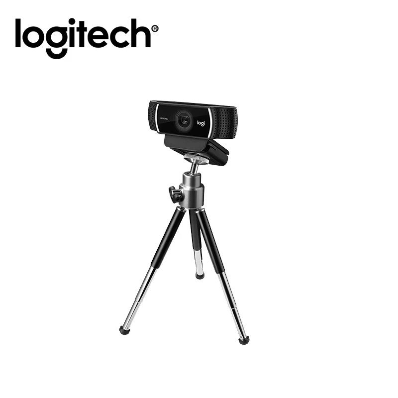 Logitech C922 Pro 100% original HD Webcam 1080P Autofocus Built-in Microphone Stream HD Anchor Camera With tripod