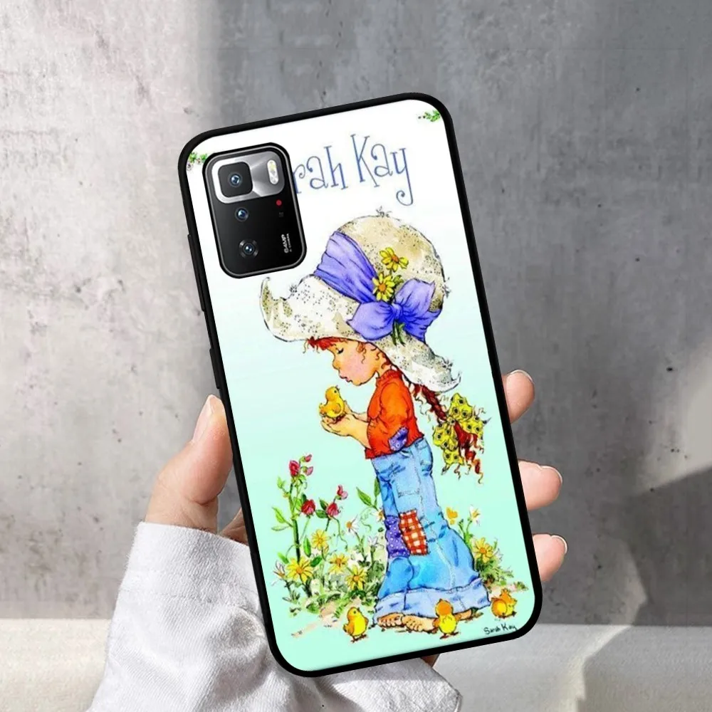 Sarah Kay Little Girl Phone Case For Redmi Note 4 X 5 A 6 7 8 T 9 9S 10 11 11S 11Epro Poco M3 pro