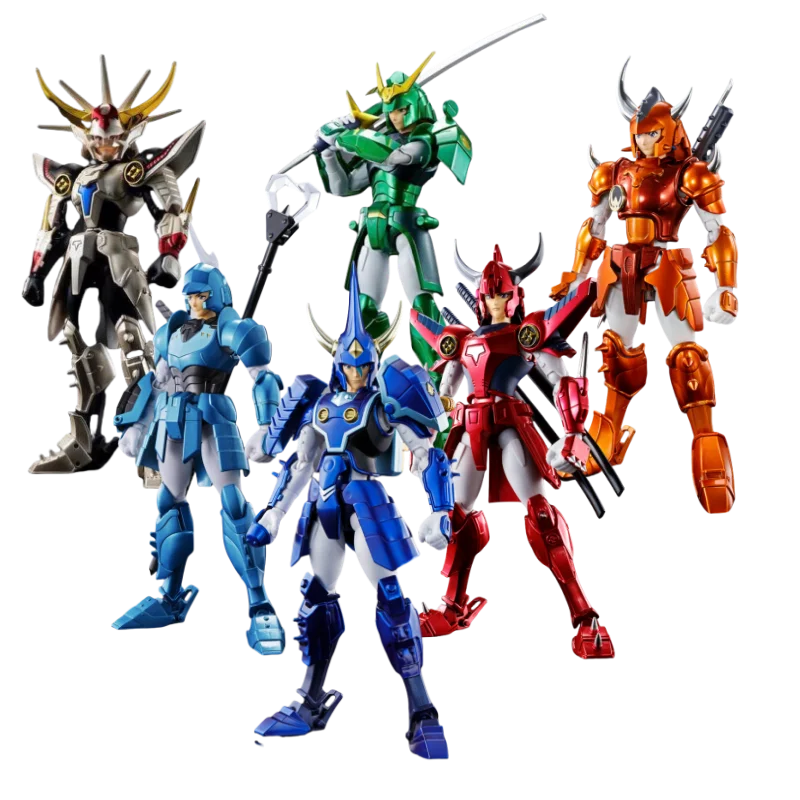 Genuine Bandai YoroiDen-Samurai Troopers、Ronin Warriors Anime Action Figures Model Toys Collectible Gift for Toys Hobbies Kids