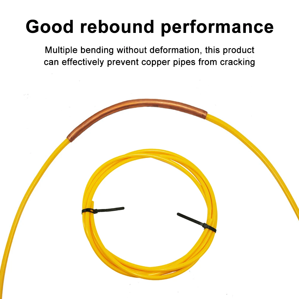 4 Meters Copper Tube Protector  High Temperature Resistance Heat Shrink Pipe Elbow Rubber Strip Hardware Copper Pipe Protection