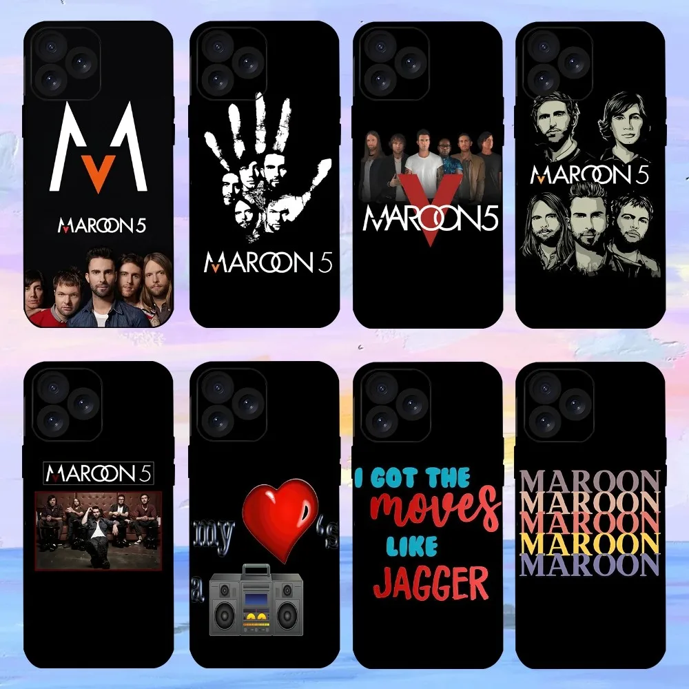 Singer M-Maroon 5 Phone Case For iPhone 15 14 13 12 11 8 Mini Xr Xs X Xsmax Pro Max Plus Shell