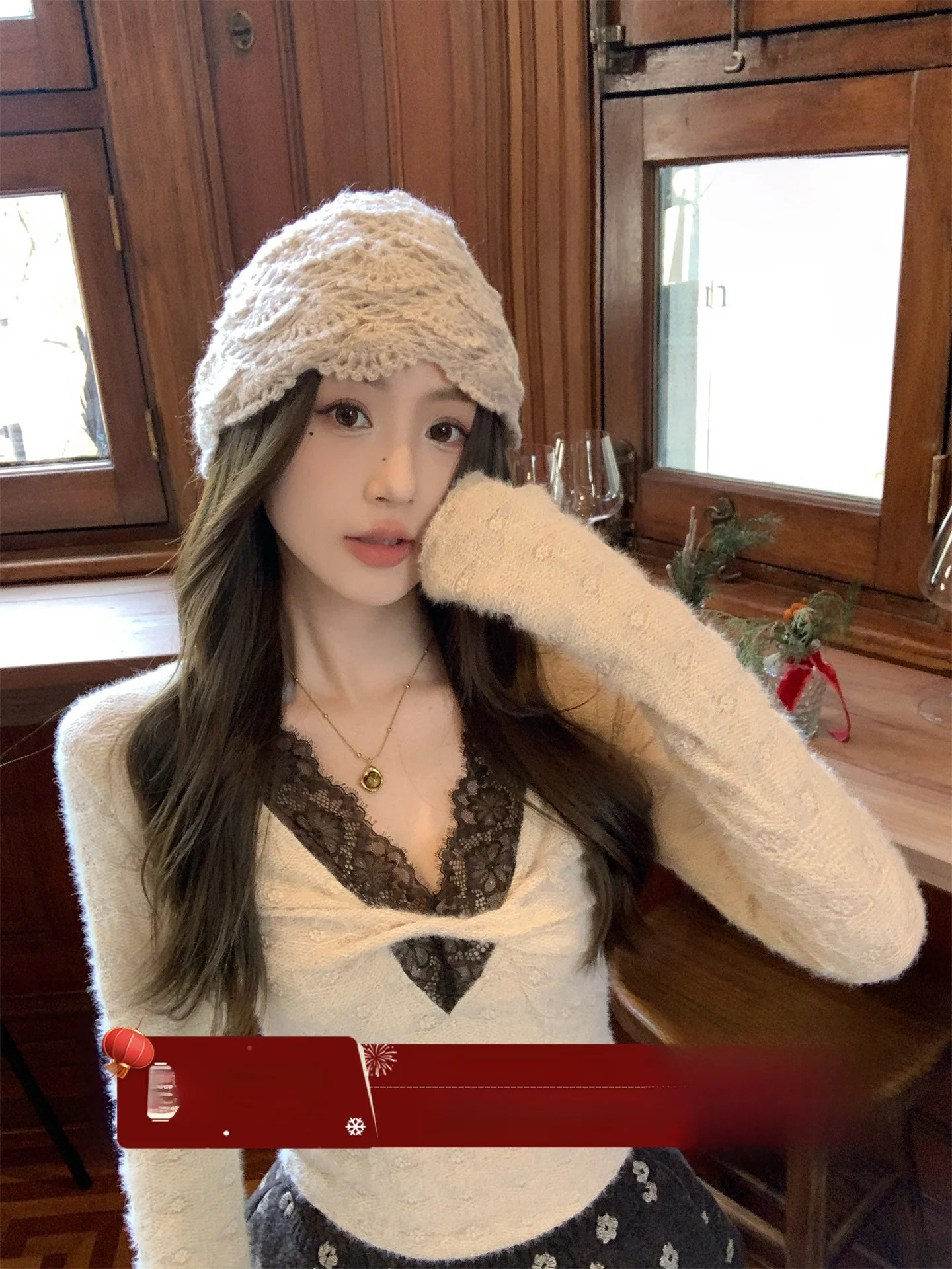 

Женский топ с кружевным узлом и длинным рукавом, облегающий базовый слой, весна-лето, новинка от MLS