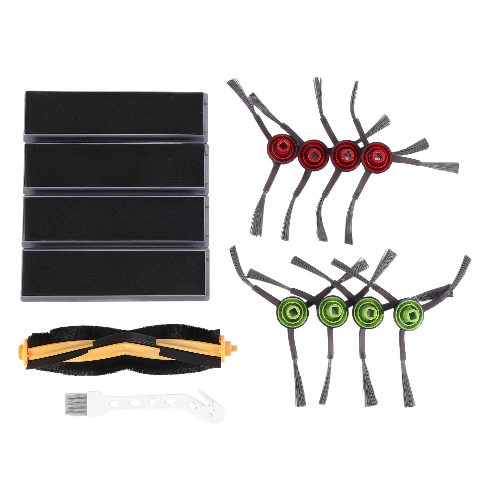 에코백스 디봇 OZMO 920, 950, T5, T8 AIVI 로봇 진공청소기 액세서리 키트 브러쉬 필터용 진공 교체 부품 키트