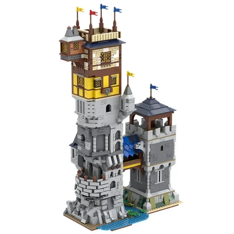 Moc Building Bricks Fortress Model Castle Of The Two Towers Technology Modular Blocks Gifts Christmas Toys DIY Sets Assembly