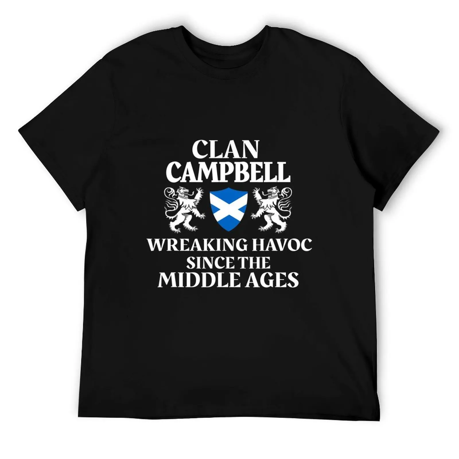 

Campbell Scottish Family Clan Scotland Name Lion T-Shirt t shirt personalised man t shirts cotton T-Shirt