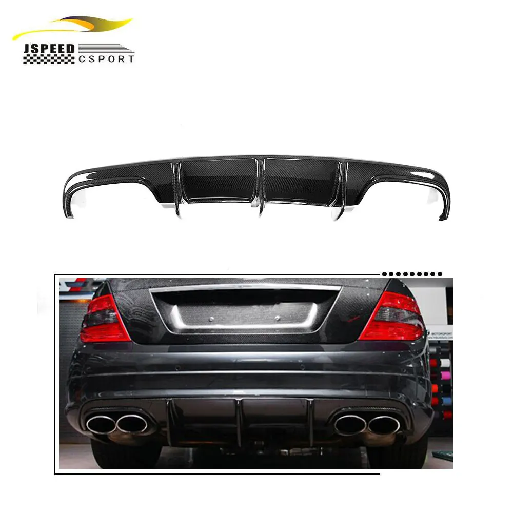 

Suitable for The true carbon fiber rear bumper diffuser of the Mercedes-Benz W204 C-Class sedan C63 AMG 2009-2011