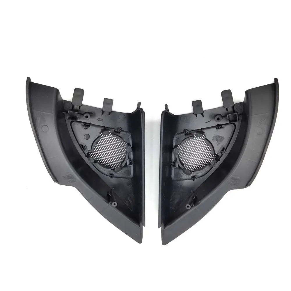 2Pcs Front Horn Tweeter Speaker Cover Panel Plate Trim For Mitsubishi Lancer EX