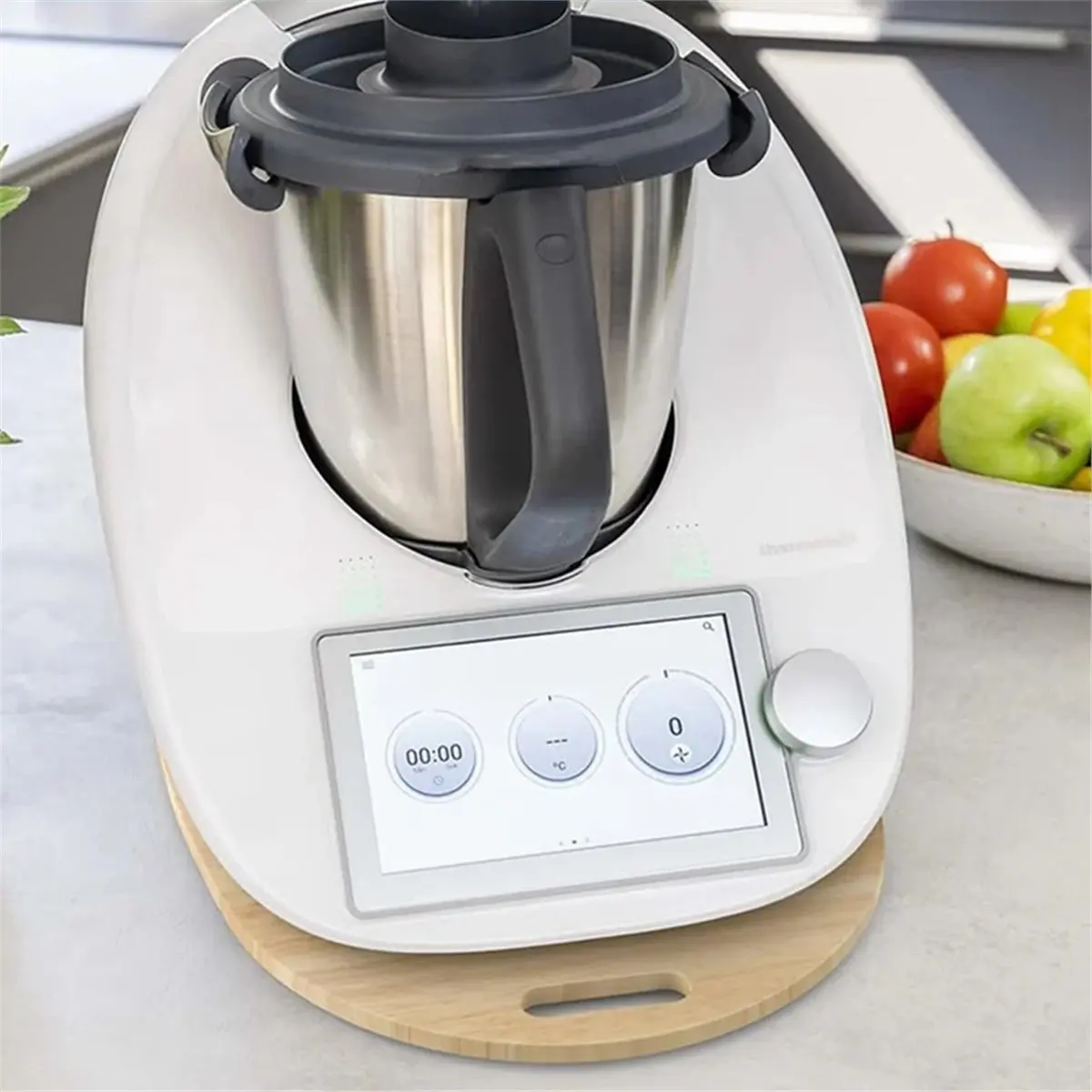 Oct Sale Moving Board for Thermomix TM5 TM6 Anti-Slip Pad Position Fixed Non-Slip Mat -Slip Mat Wooden Easy Moving