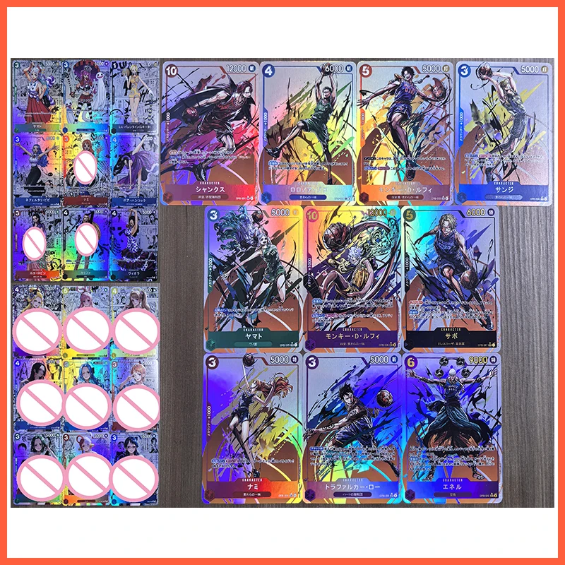 

Collectible Cards Boys Games Toys Board Games Birthday Gifts DIY Anime Boa Hancock Nami Yamato Fubuki UTA Premium Foil Cards