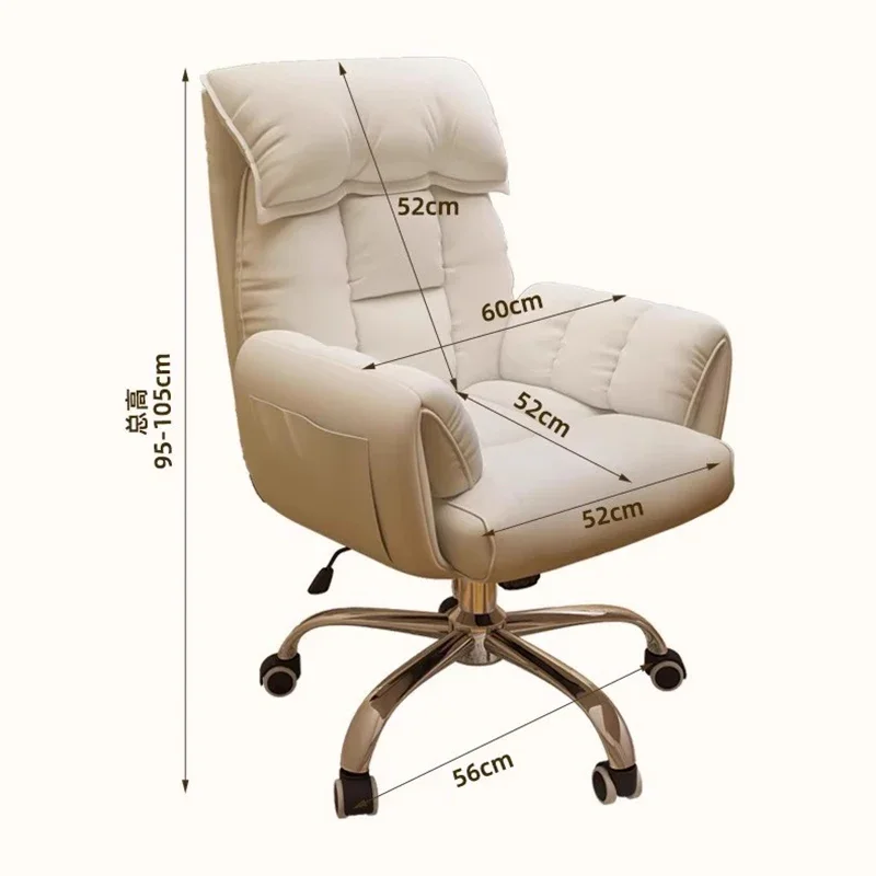 Desainer Makeup Kursi Kantor Salon Belajar Putar Komputer Kursi Kantor Nordik Santai Membaca Sillas De Oficina Perabotan Rumah