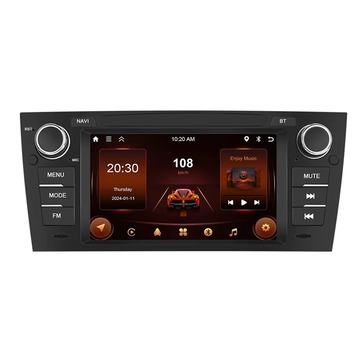

M53K_Car Radio for BMW 3 Series E90, Bluetooth GPS FM Multimedia Player