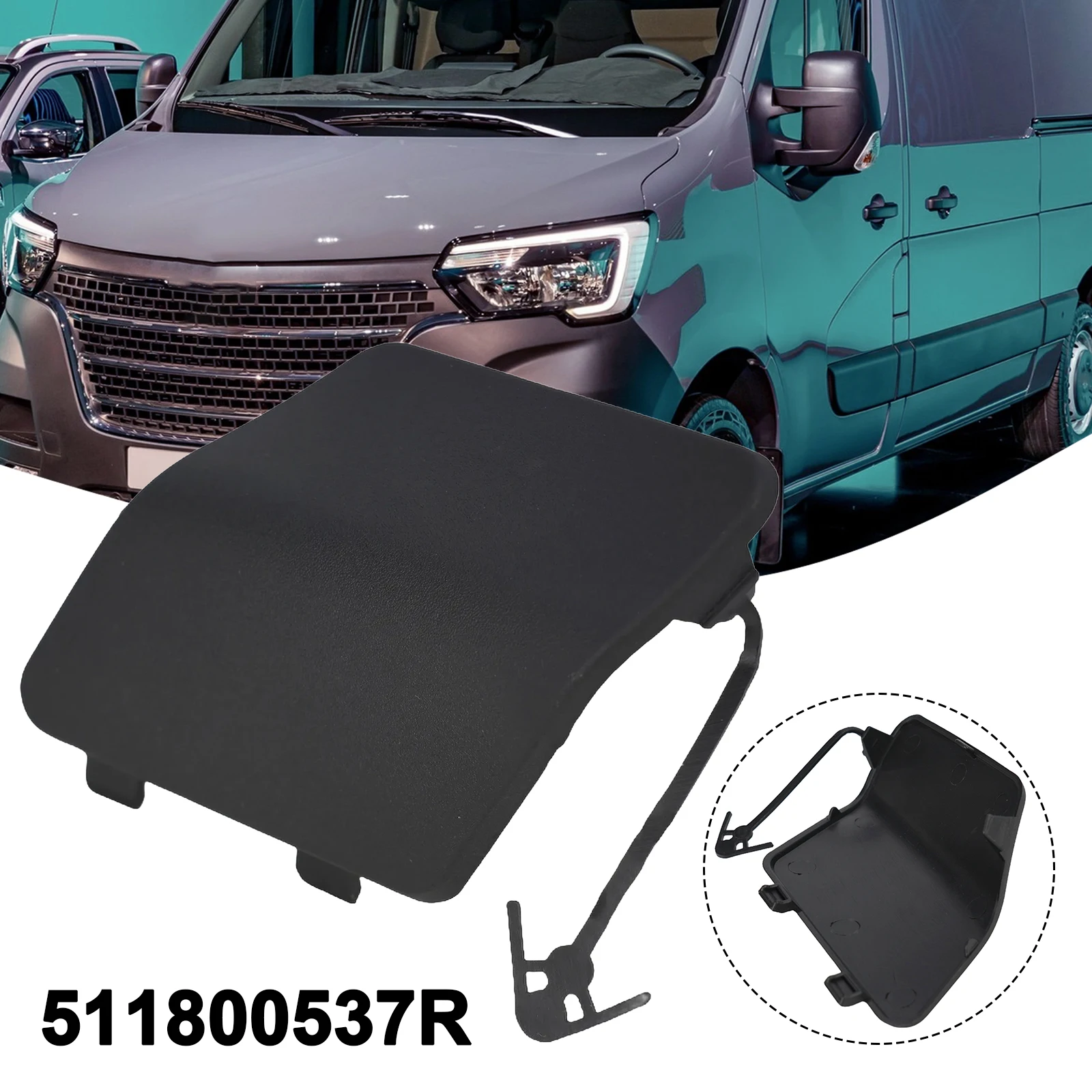 

High Quality Replacement Brand New Tow Hook Cover Trim 1ps 511800537R Accessory For Renault For Vauxhall Hole Eye