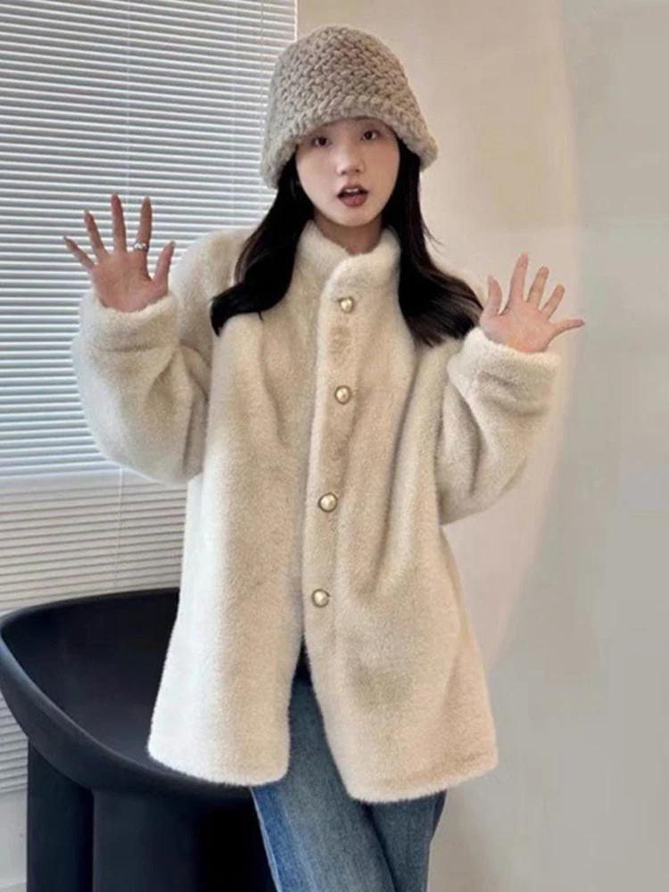 

Lamb Wool Jacket Korean Style Woman Oil Proof Coating Grease Resistant Cover Liquid Repellent Layer Fluid Blocking Film Water GF