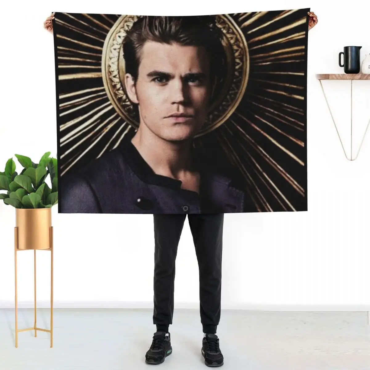 

Paul Wesley Throw Blanket Summer Cool Breathable Blanket for Sleeping