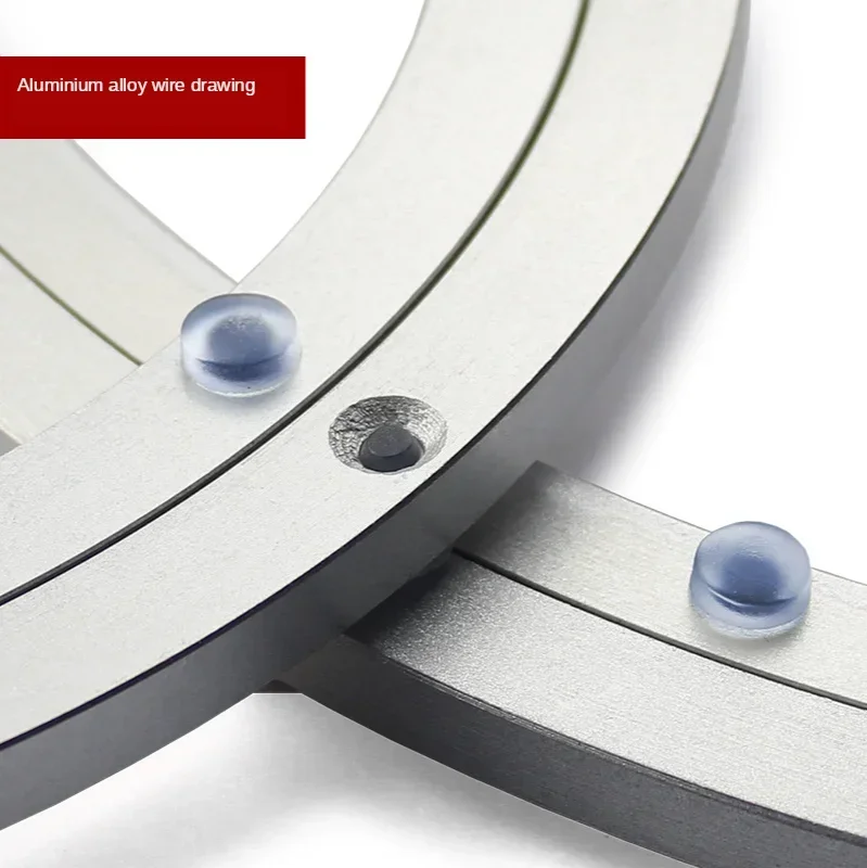 4/6/8/10/12/14/16 بوصة تصميم كسول سوزان الألومنيوم الكرة تحمل محامل القرص الدوار لوحة دوارة