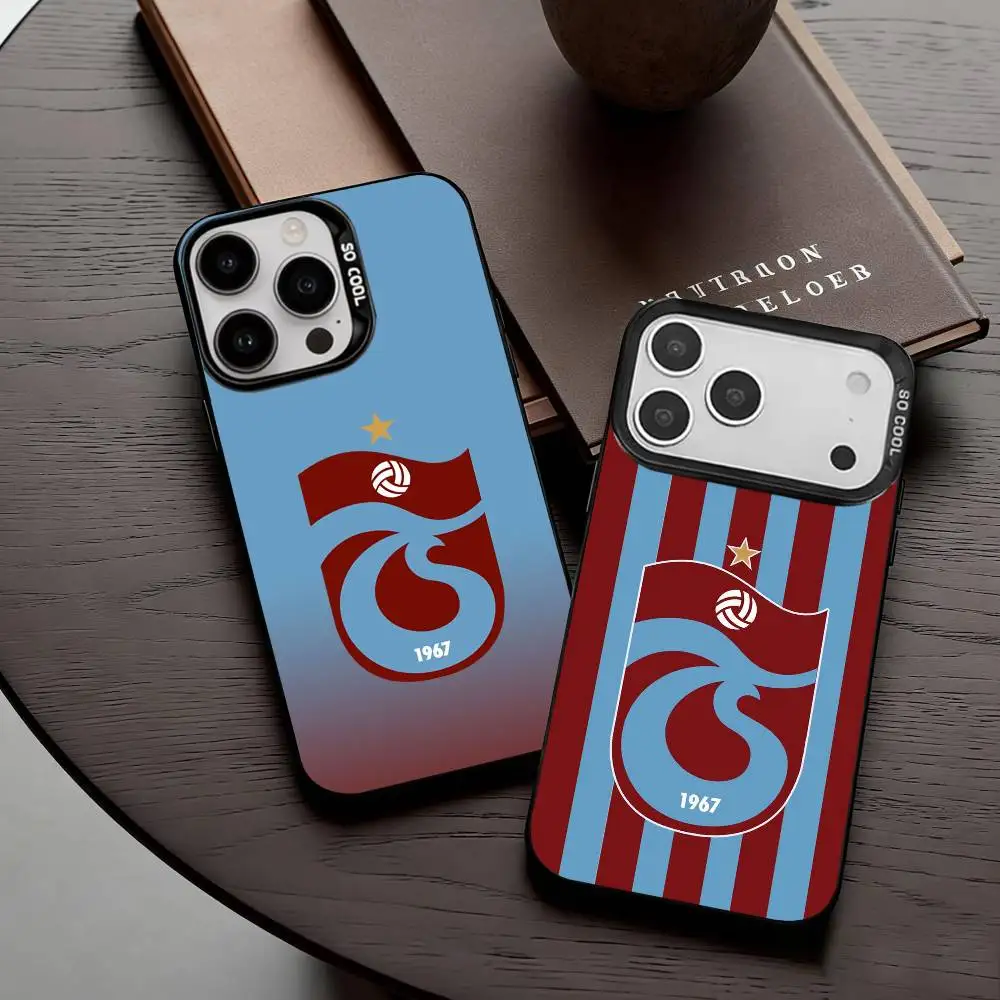 

T-Turkey T-T-TrabzonsporS Phone Case For iPhone17,16,15,14,13,12,11 Plus,Pro Max Candy Silver Plated Inside Cover