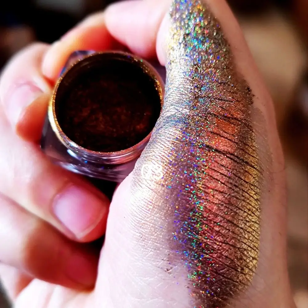 

Rainbow MultiChrome Eyeshadow Powder 0.2g Eyeshadow Rainbow Eyeshadow Powder Glitter Shining Glitter Color Shift Eyeshadow