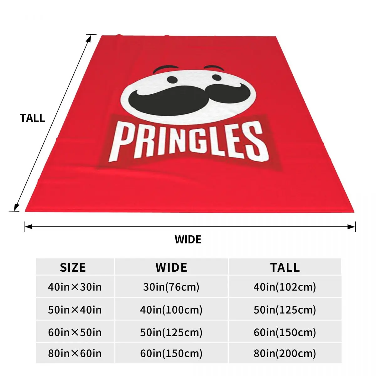Potato Crisps Chips Pringles Print Blanket Fleece Sofa Throw Blanket Lightweight for Couch Bedding Office Throws Bedspread Quilt
