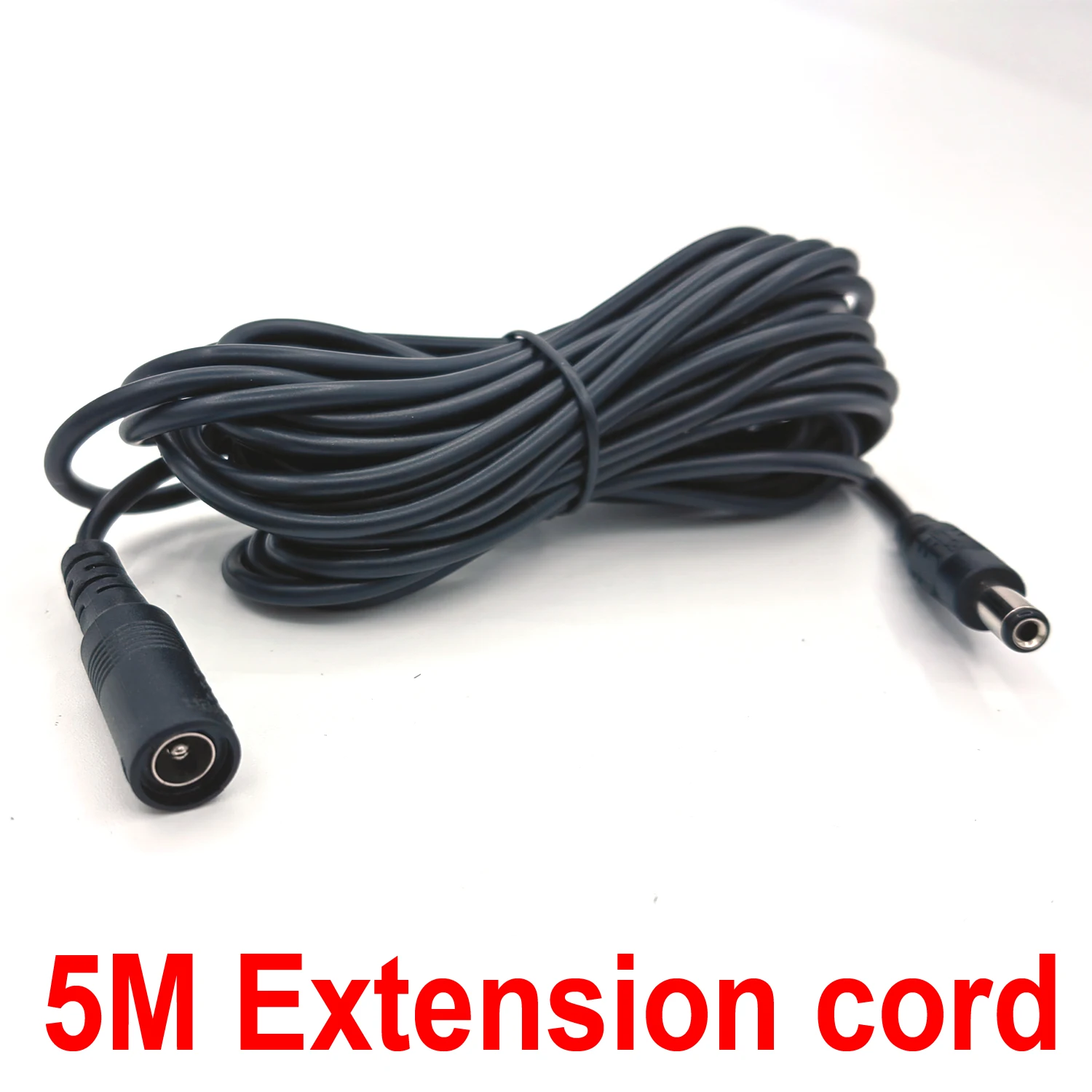 5 متر 10 متر DC12V كابل تمديد الطاقة 5.5 مللي متر * 2.1 مللي متر موصل ذكر إلى أنثى ل LED مصباح CCTV كاميرا الأمن وصلة كابل الطاقة أسود