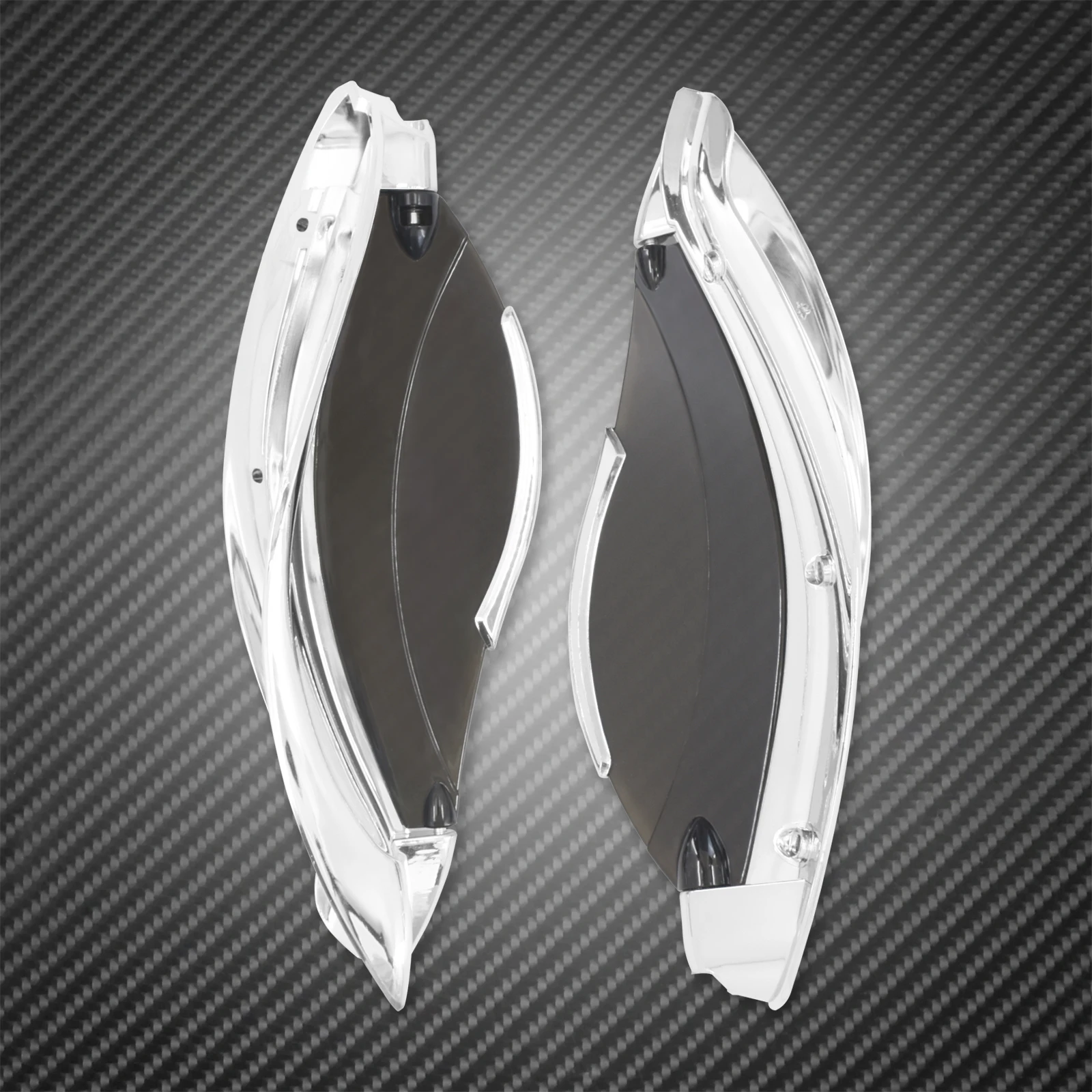 Motorcycle Adjustable Smoke Batwing Fairing Side Wing Air Deflector For Harley Touring 2014-2025 Electra Glide Tri Glide FLHX