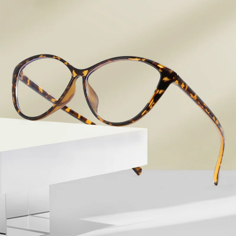 

Cat Eye Glasses Frame With Myopia Fashionable Flat Light Glasses High Quality -0.5 -0.75 -1.0 -1.5 -2.0 To -6.0