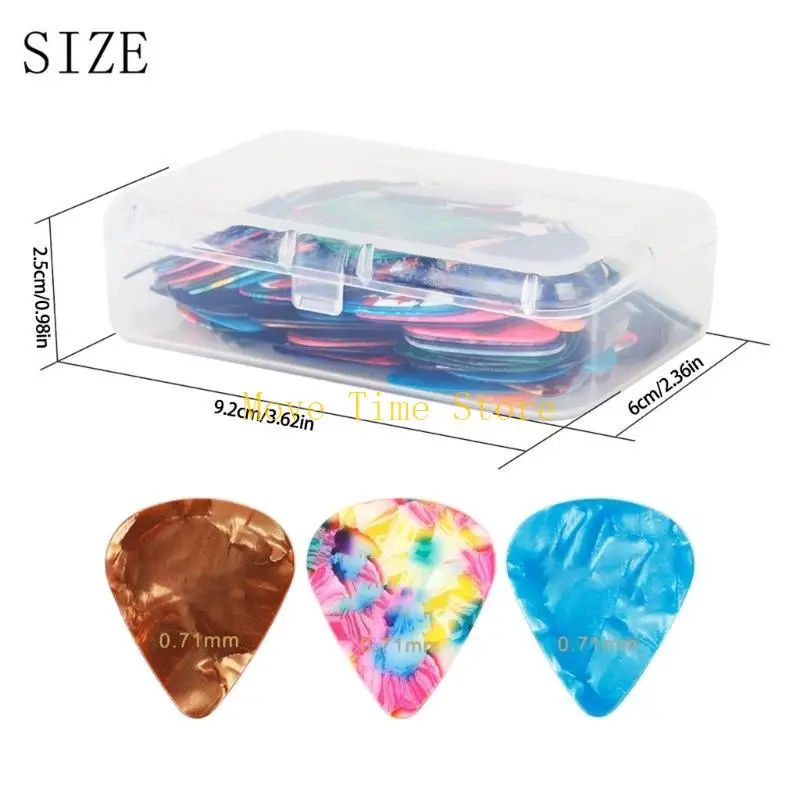 92ME Ukulele Pick Electric Guitar Plectrums Music Gift Guitar Bass Pick Plastic Guitar Pick Thumb Picks Electric Guitar Parts - Image 6