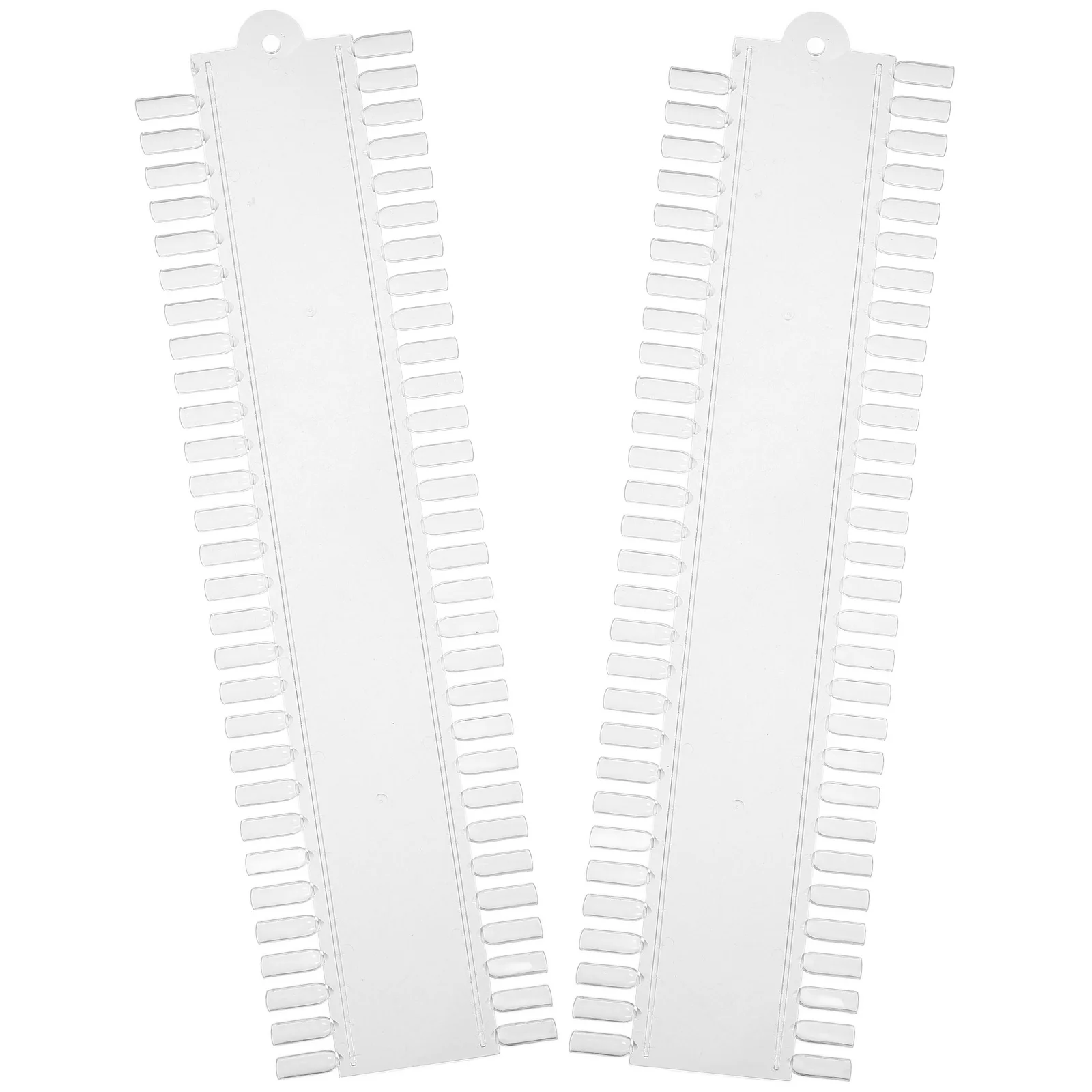 

2Pcs Nail Polish Practice Board 60 Colors Transparent Nail Art Display Palette for Color Matching Storage Comparison
