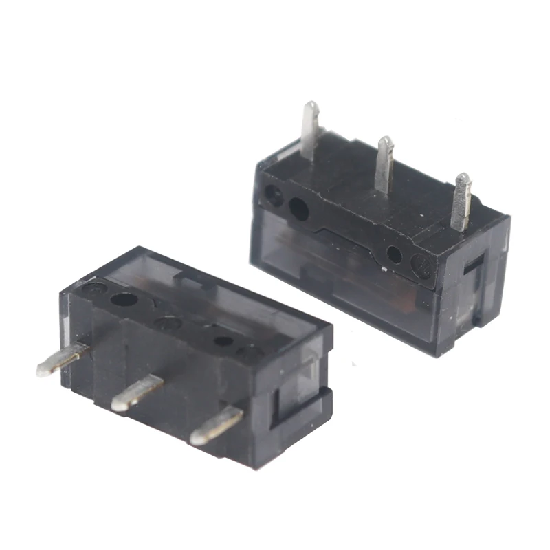 【15-1PCS】Micro Switch 80M life Gaming Mouse Micro Switch 3 Pin Black Dot used On Computer Mice Left Right Button kailh GM8.0