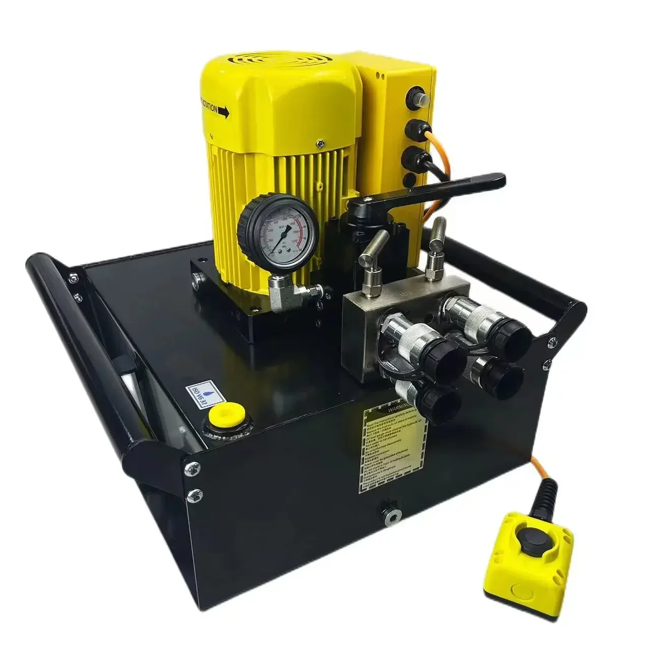 10000 PSI Hydraulic Pump Single Acting Manual Valve Electric Driven Hydraulic Pump Power Pack