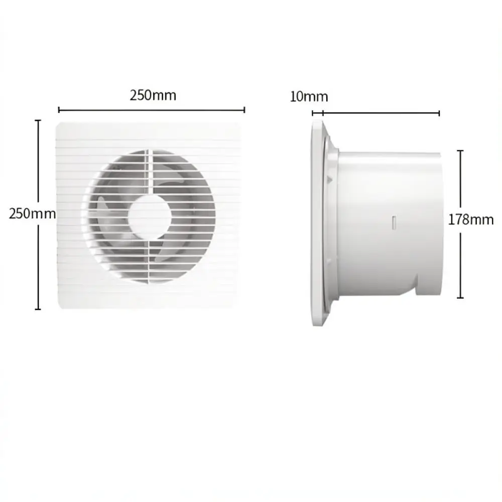 Powerful Exhaust Fan For For Aoqian Window Installation Kitchen Bathroom Blower Silent Ventilation Air Extractor Device