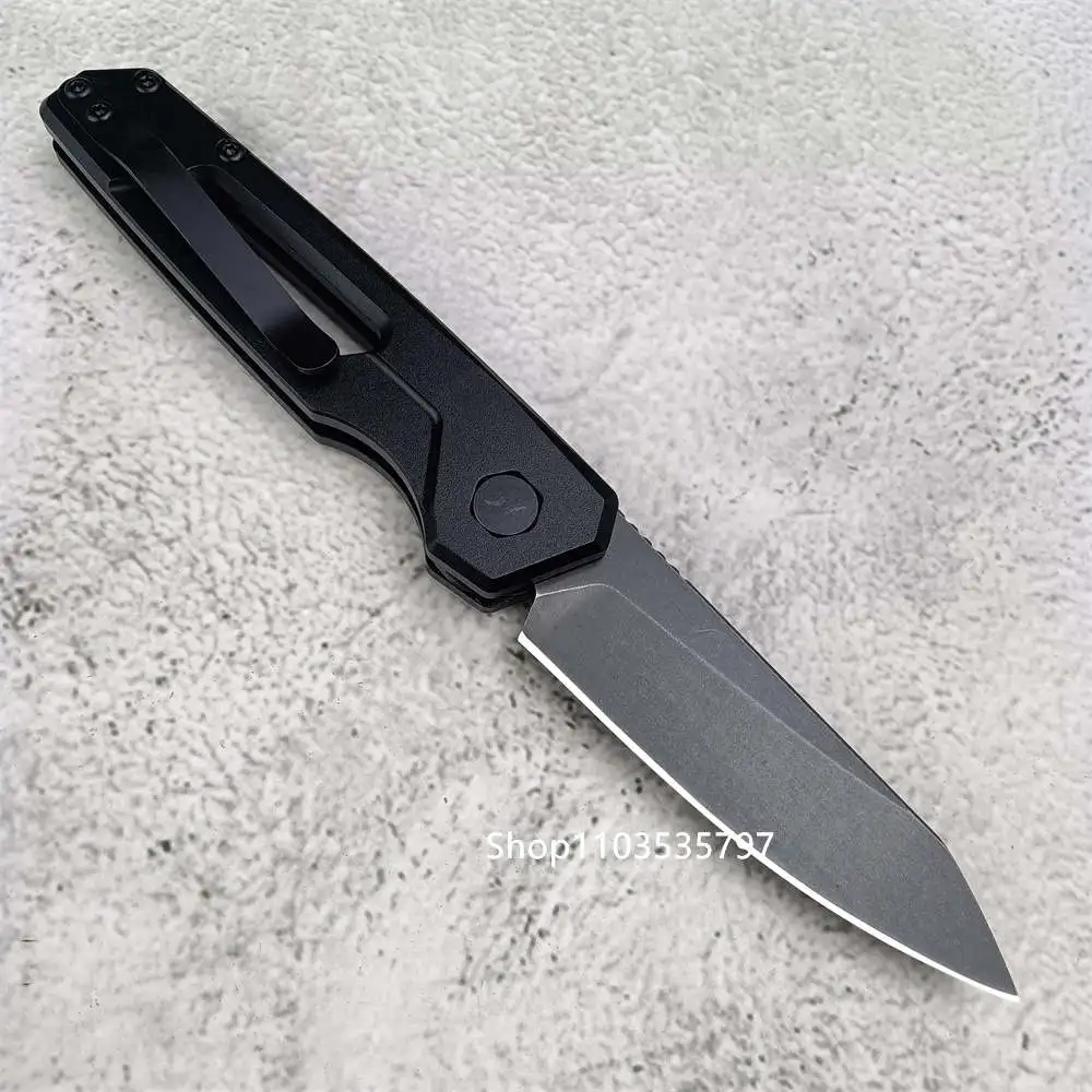 Speedsafe Fast Opening EDC Knife 8Cr13Mov Stonewashed Blade T6 Aircraft Aluminum Handle Outdoor Camping Pocket Folding Knife