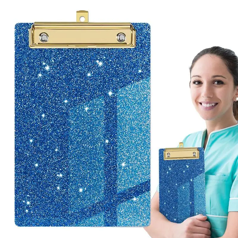 Colorful Clipboards Storage Clipboard Lightweight Low Profile Standard Letter Creative  Colorful Clipboards With Metal Clips