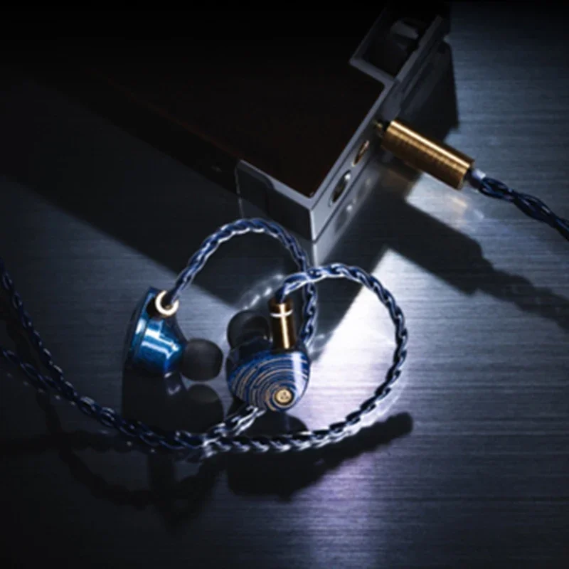 سماعة أذن Moondrop Starfield II HiFi ديناميكية داخل الأذن من الكربون النانوية IEM مع كابل قابل للفصل 2 دبوس 0.78 مم