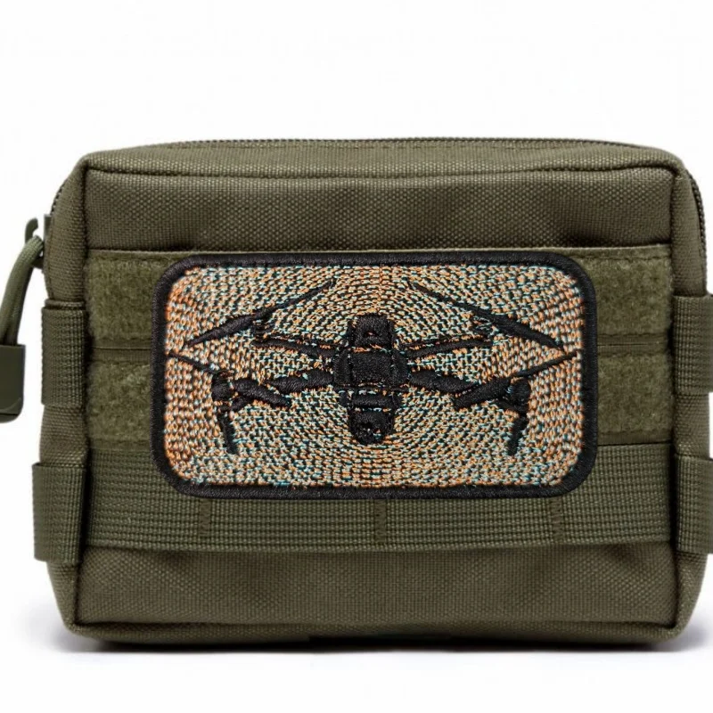 

UAV Tactical Morale Badge Embroidered Patch Hook and Loop Military Patches Backpack Stickers Applique for Clothes