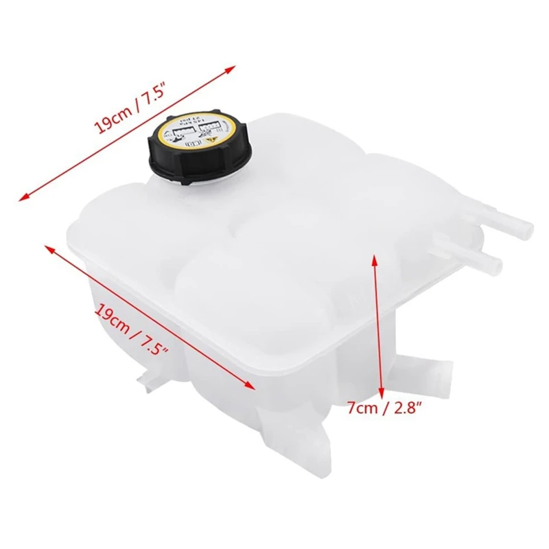 Auto Coolant Recovery Tank Expansion Bottle Reservoir for 2004-2012 LF8B-15-350B Overflow Tank