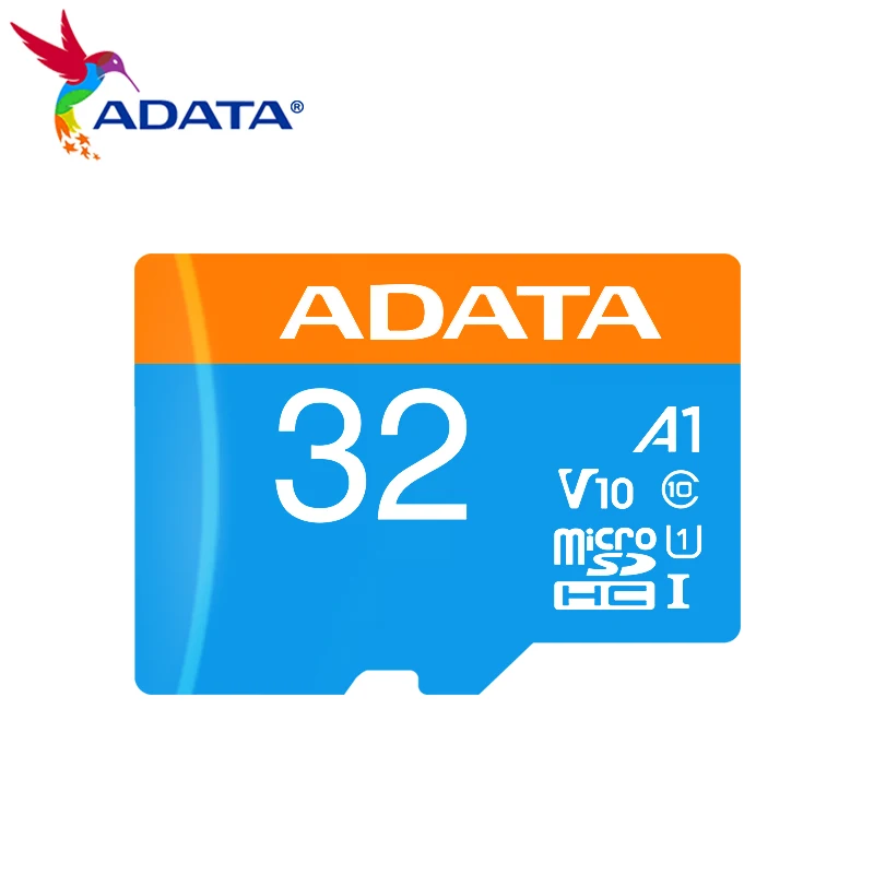 Adata Microsdxc A1 Geheugenkaart 64Gb 128Gb 256Gb 32Gb V10 U1 Microsd Tf Flash Kaart Voor Telefoon Tot 100 Mb/s Micro Sd Kaart