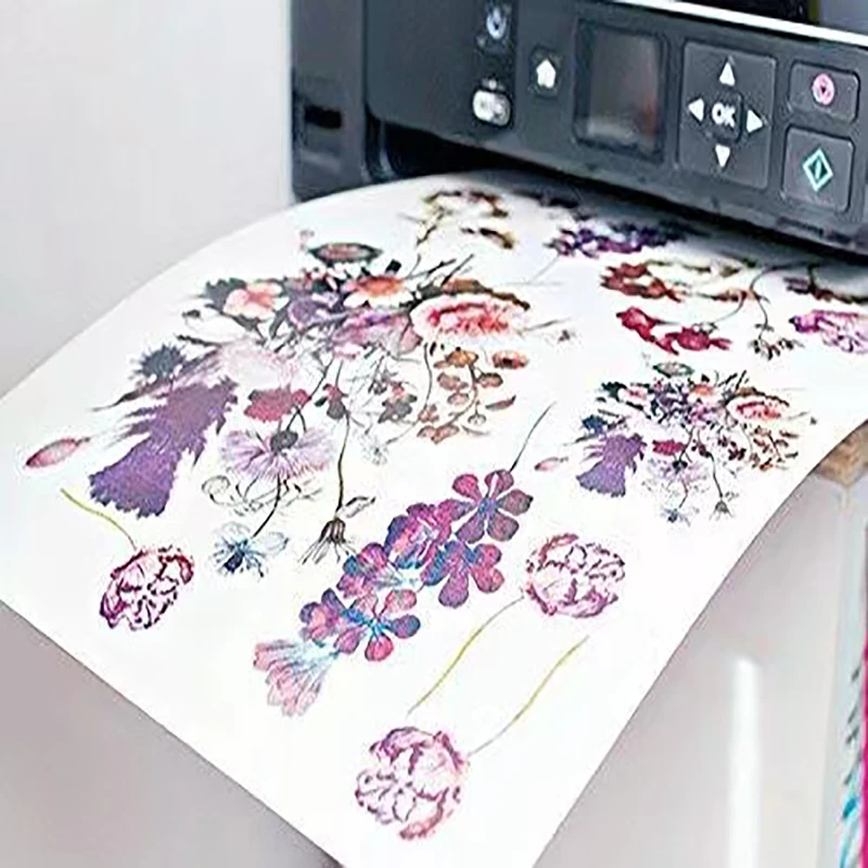 50 Sets Fake Temporary Tattoo A4 Printing Transfer Paper with Adhesive Film for Laser Printers DIY Tattoo Accessories Supplies