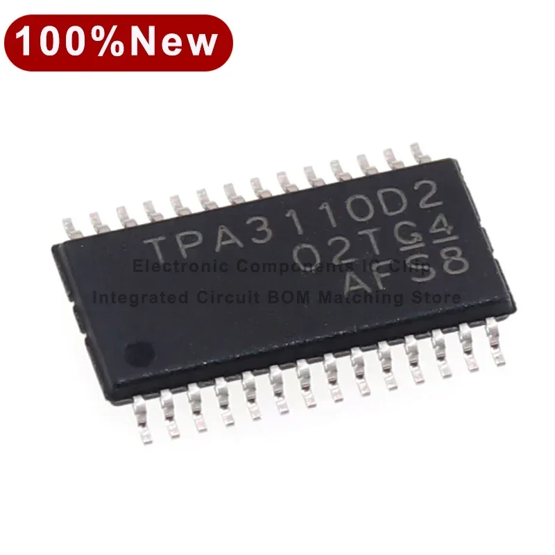 5pcs/Lot TPA3110D2PWPR TPA3110D2 TPA3110D2PWP TPA3110 HTSSOP32 Audio Amplifiers 15W Class D Stereo Amplifier