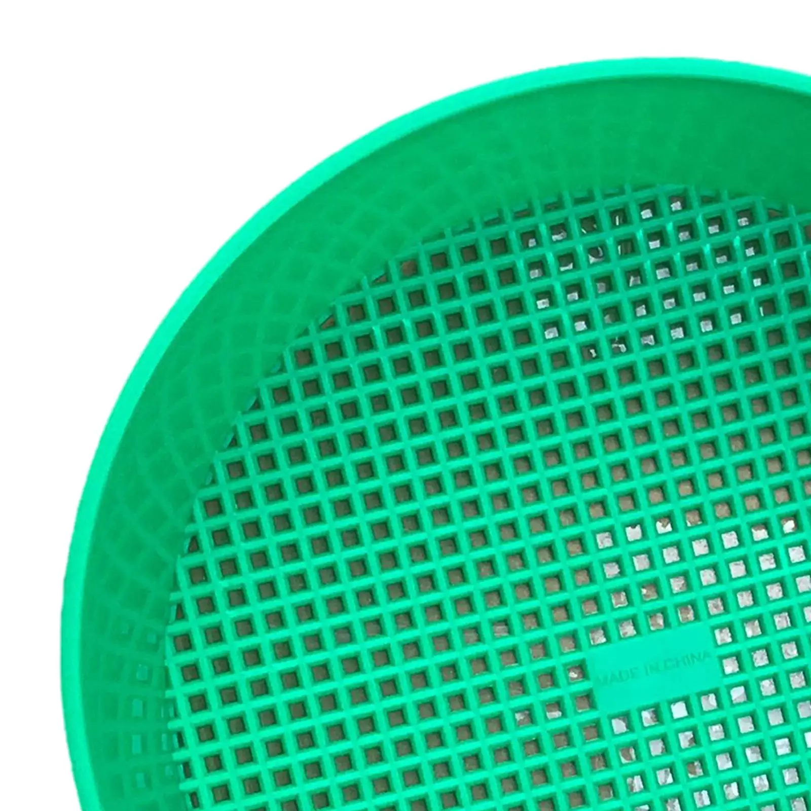 Garden Tool Soil Sieve Filtering Mesh Stone Sifter Round Plastic for Gardening Tool Set and Planting Kits