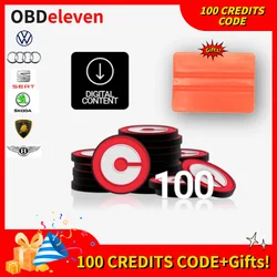 100 кредитных карт только для OBDeleven VAG OBD11 OBDeleven Nextgen