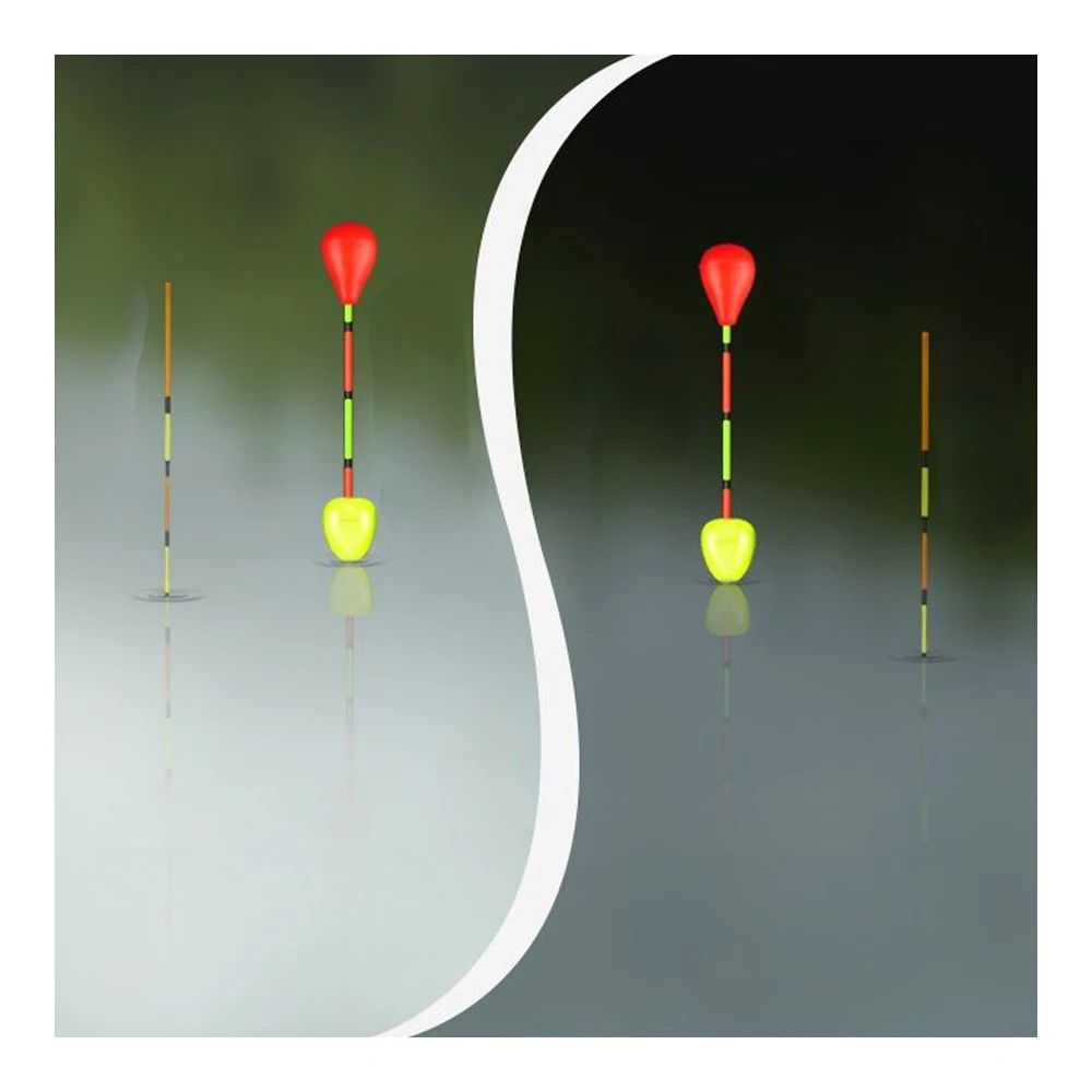 10Pcs Floating Tail Striking Bean Removable Floating Tail Signal Transmitter Visible Bean Red/Yellow/Green Fishing Tackle