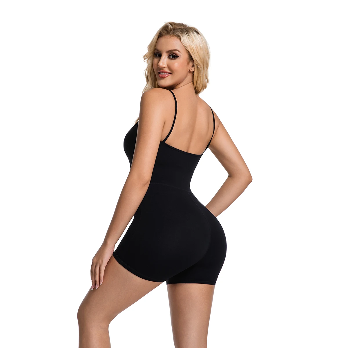 Women Sleeveless Bodycon Romper Playsuit Short Jumpsuit Women's Sexy Backless Tank Rompers Top Bodycon One Piece