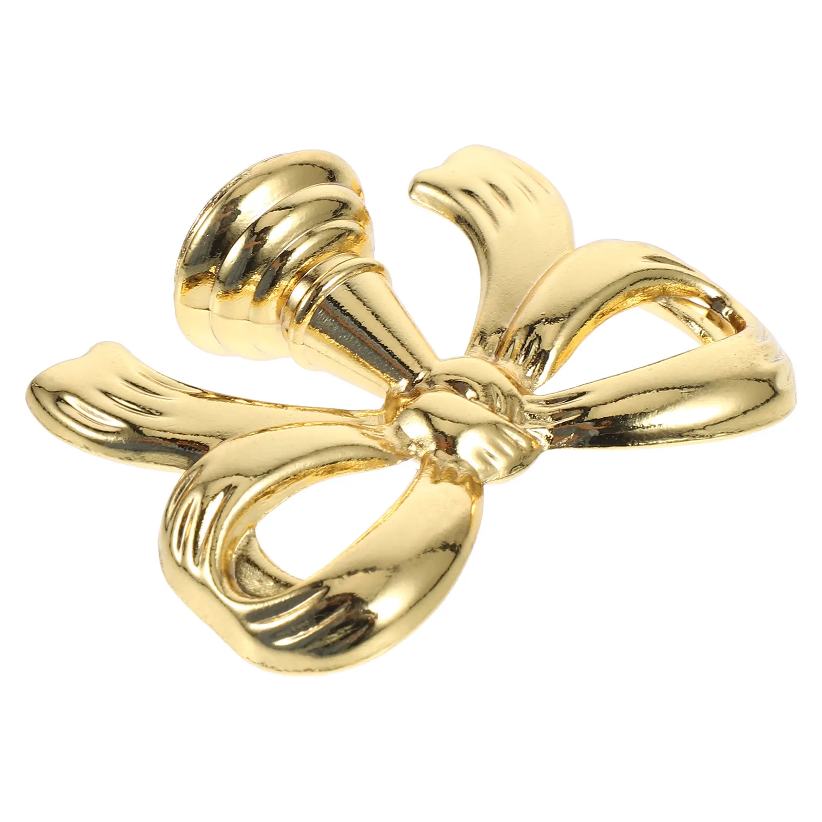 Zinc Alloy Bowknot Cabinet Handle Drawer Pull Single Hole Bedroom Kitchen Dresser Knob Decorative Cabinet Door Hardware