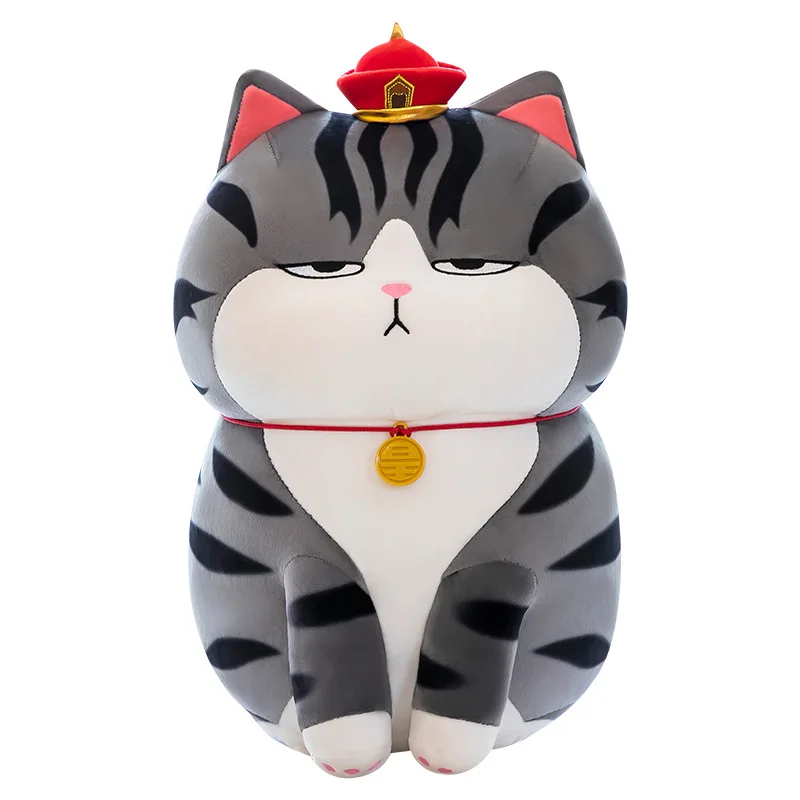 kawaii toys for kids:hot style super soft sleeping cat doll,emperor cat anime plush,funny gift  plushies Throw pillow my melody